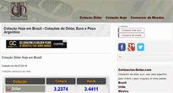 Desktop Screenshot of br.cotizacion-dolar.com